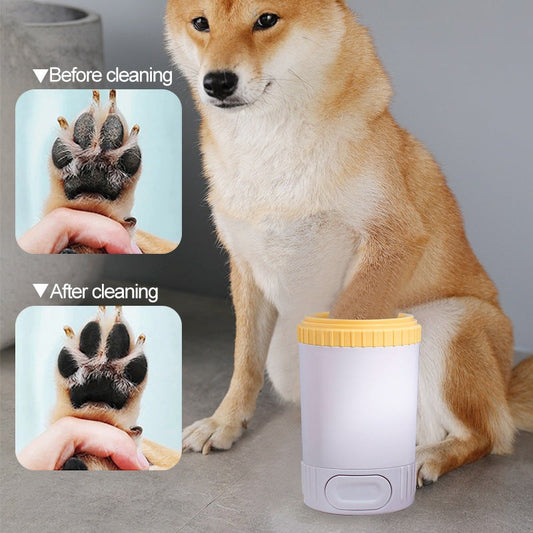 Dog Claw Cup Cleaning Soft Pet Silicone Scrub Foot Cup
