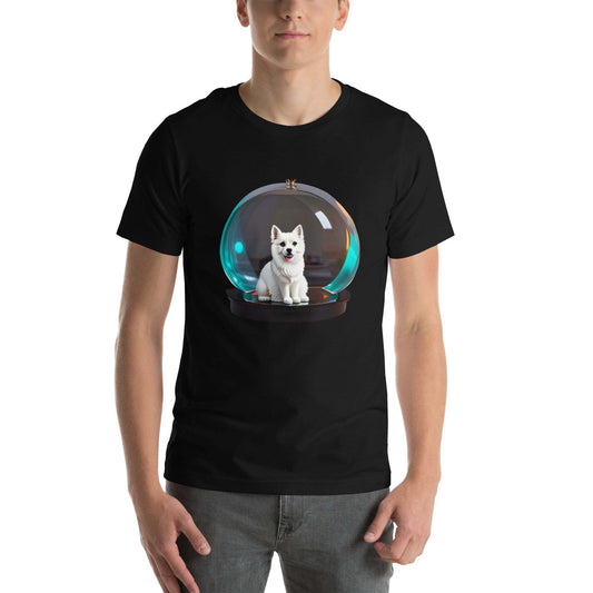 Dog in Glass Ball Unisex t-shirt Bella Canvas 3001